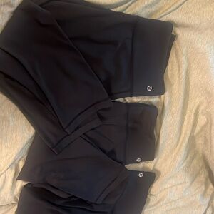 3 PAIRS!!! 🖤🤍🖤Lululemon athletica Classic Black Leggings!!!